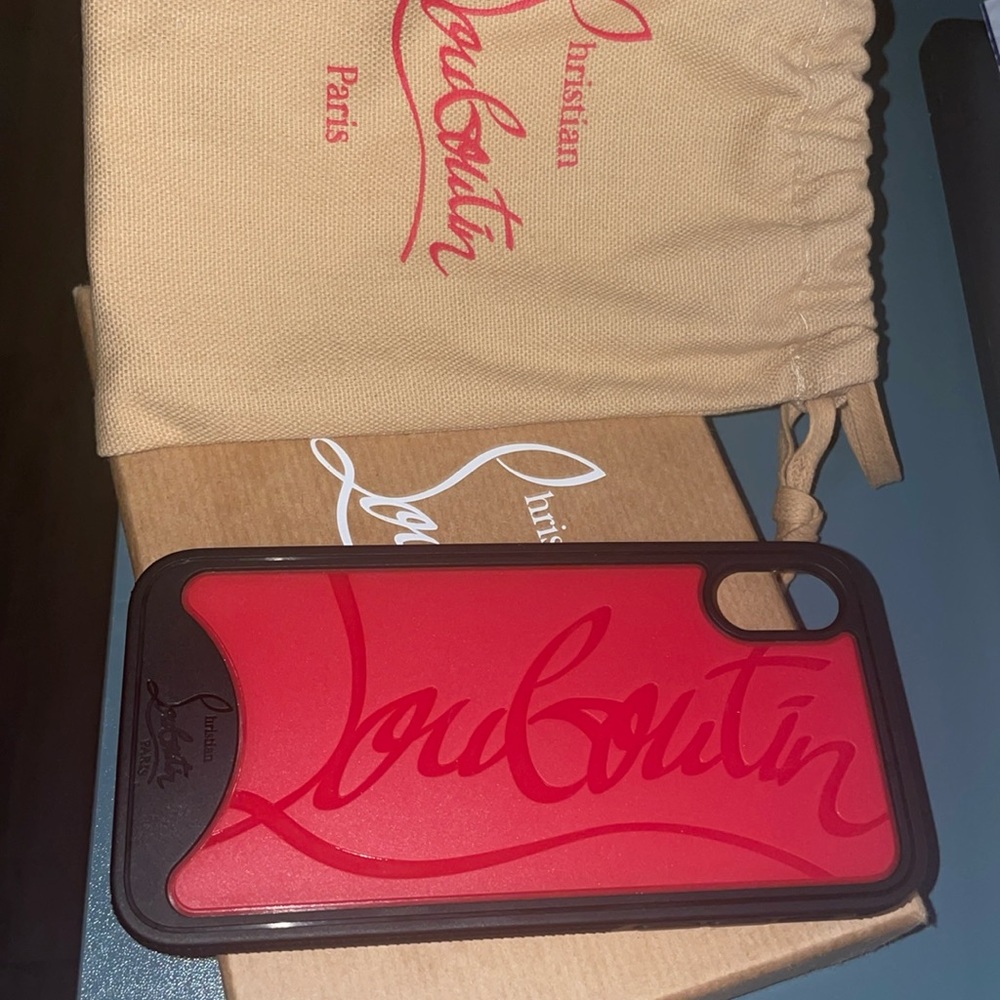 Original Christian Louboutin iPhone X/XS case NEW in box
